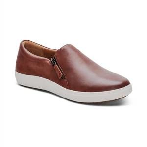 Aetrex Brown Slip-On Sneakers